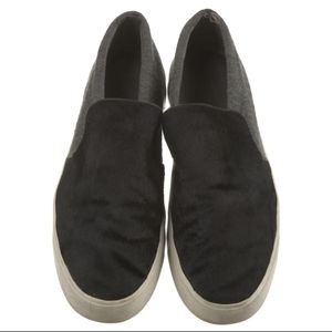 VINCE Ponyhair Slip-On Platform Sneaker Loafer Sz. 9